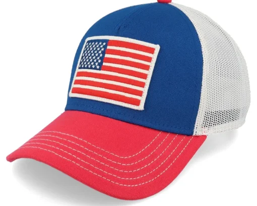 USA Valin Blue/Red Trucker - American Needle