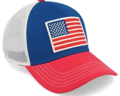 USA Valin Blue/Red Trucker - American Needle