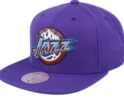 Utah Jazz Team Ground 2.0 Hwc Purple Snapback - Mitchell & Ness