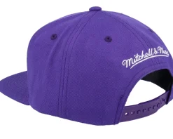 Utah Jazz Team Ground 2.0 Hwc Purple Snapback - Mitchell & Ness