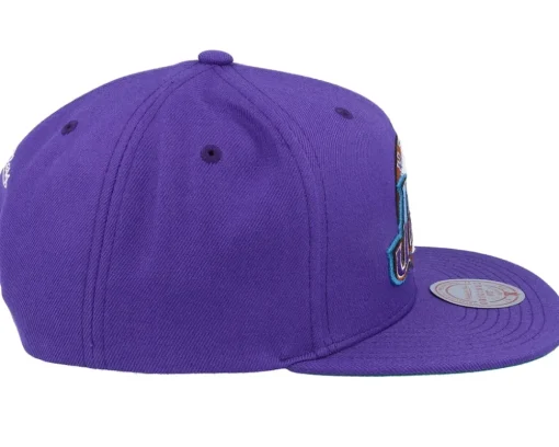 Utah Jazz Team Ground 2.0 Hwc Purple Snapback - Mitchell & Ness