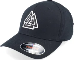 Valknut 3d Patch Black Flexfit - Vikings