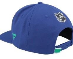 Vancouver Canucks Authentic Pro Rink Prime Blue Snapback - Fanatics