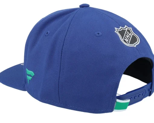 Vancouver Canucks Authentic Pro Rink Prime Blue Snapback - Fanatics