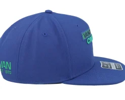 Vancouver Canucks Authentic Pro Rink Prime Blue Snapback - Fanatics