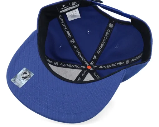 Vancouver Canucks Authentic Pro Rink Prime Blue Snapback - Fanatics