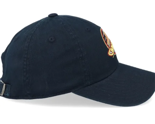 Vancouver Canucks Blue Line Black Dad Cap - American Needle