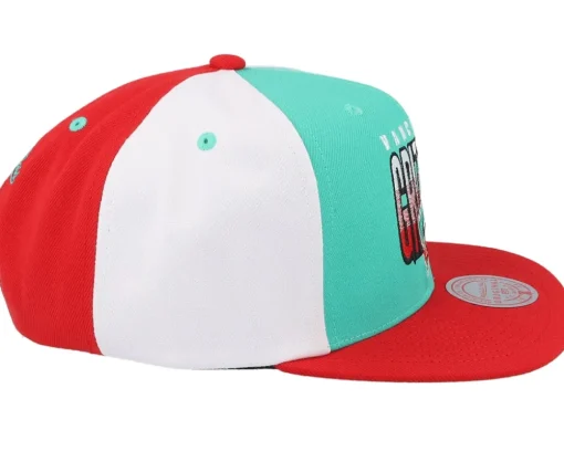 Vancouver Grizzlies Billboard 2 Hwc Teal/Red Snapback - Mitchell & Ness