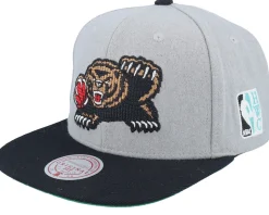 Vancouver Grizzlies Melt Stitch Wool Grey/Black Snapback - Mitchell & Ness