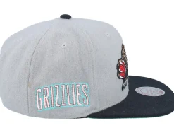 Vancouver Grizzlies Melt Stitch Wool Grey/Black Snapback - Mitchell & Ness