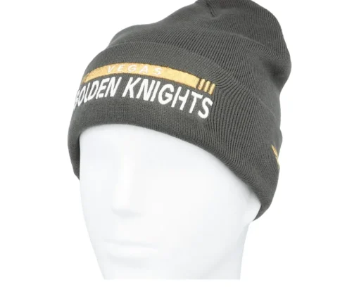 Vegas Golden Knights Authentic Pro Game&Train Knit Charcoal Cuff - Fanatics