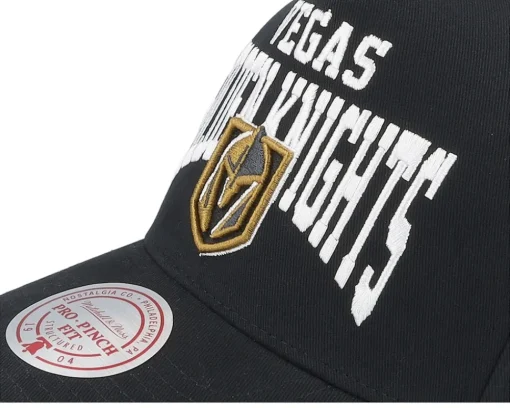 Vegas Golden Knights Big Time Pro Black A-frame Adjustable - Mitchell & Ness