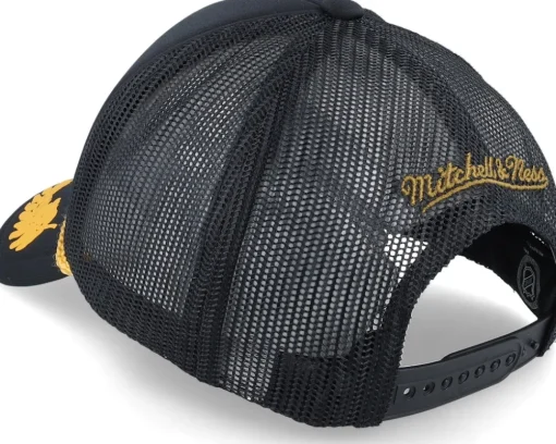 Vegas Golden Knights Gold Leaf Hwc Black Trucker - Mitchell & Ness