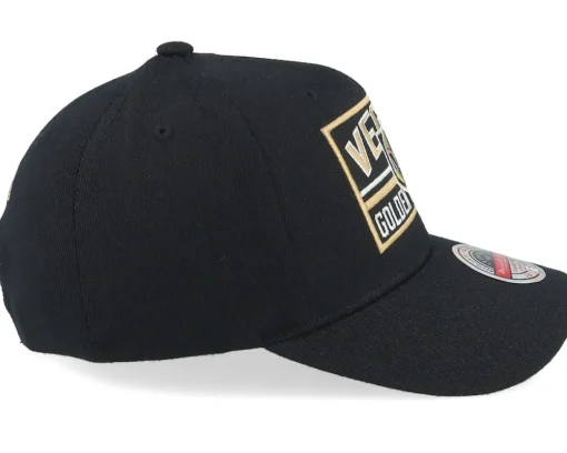 Vegas Golden Knights Horizon Patch Classic Red Black Adjustable - Mitchell & Ness