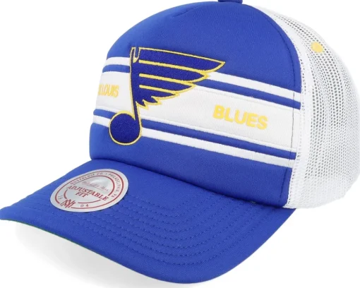 Vegas Golden Knights Sideline Black/White A-frame Trucker - Mitchell & Ness