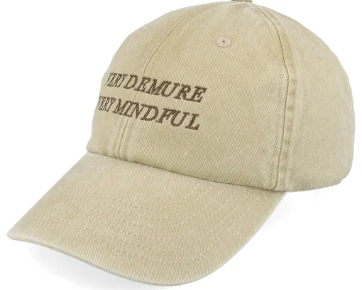 Very Demure Very Mindful Washed Stone Dad Cap - Scenes