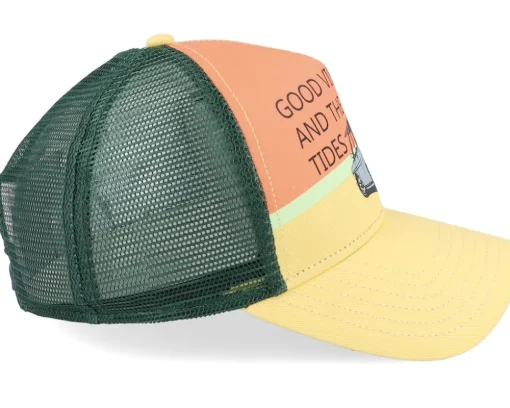 Vibes And Tides Sun Yellow Trucker - Coastal
