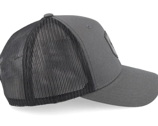 Viking Horned Helmet Charcoal/Black Trucker - Vikings