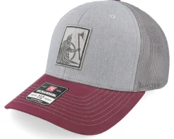 Viking Warrior Heather Grey/Maroon Trucker - Vikings