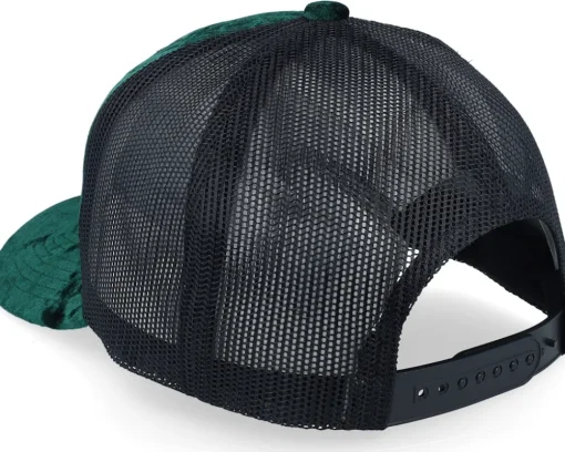Vikings Fighting Battlefield Velvet Green/Black A-Frame Trucker - Calza Pennello