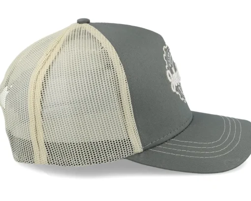 Vintage 5 Panel Olive Trucker - John Deere