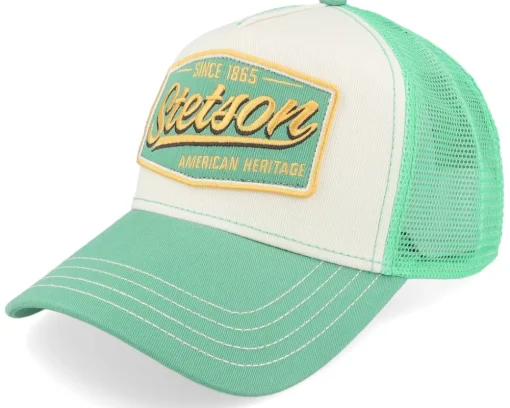 Vintage Blue/White Trucker - Stetson