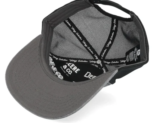 Vintage 3D Print Black/Grey Trucker - John Deere