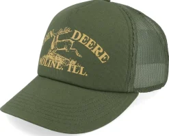 Vintage Print Dark Green Trucker - John Deere