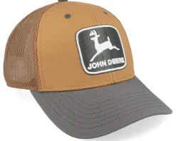 Vintage Raised Embroidery Black/Brown - John Deere