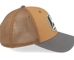 Vintage Raised Embroidery Black/Brown - John Deere