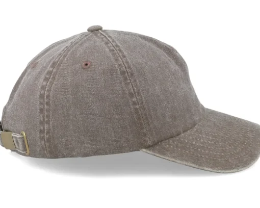 Vintage Washed Brown A-Frame Dad Cap - Beechfield