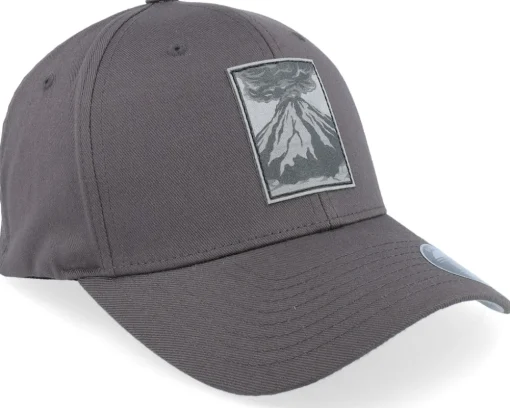 Vulcano Grey Patch Dark Grey Flexfit - Wild Spirit
