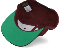 Vulcano Maroon Black Snapback - Wild Spirit