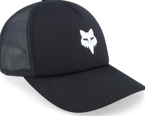 W Boundary Black/White A-Frame Trucker - Fox