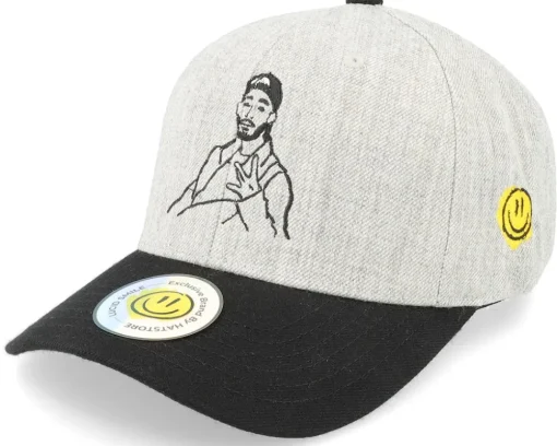 W Sign Boy Heather Grey/Black Adjustable - Lucid Smile