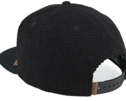Waffle Corduroy Black Snapback - Djinns