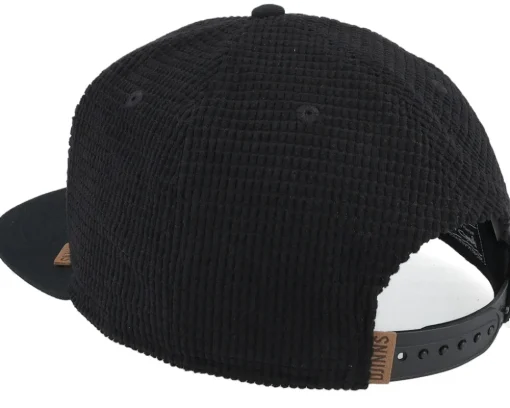 Waffle Corduroy Black Snapback - Djinns