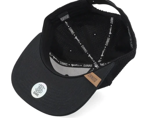 Waffle Corduroy Black Snapback - Djinns