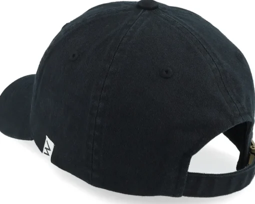 Wai Washed Cotton Black Mom Cap - Wei