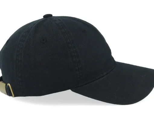 Wai Washed Cotton Black Mom Cap - Wei