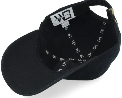 Wai Washed Cotton Black Mom Cap - Wei