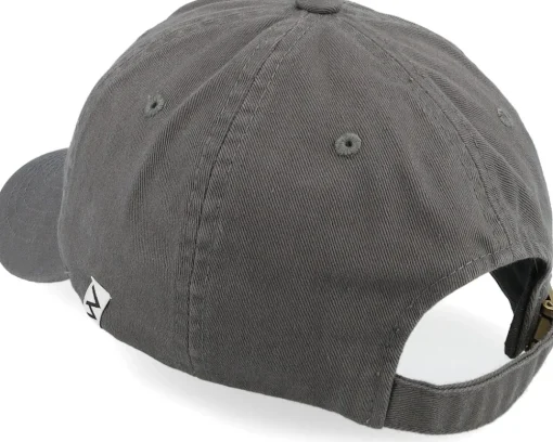 Wai Washed Cotton Grey Mom Cap - Wei