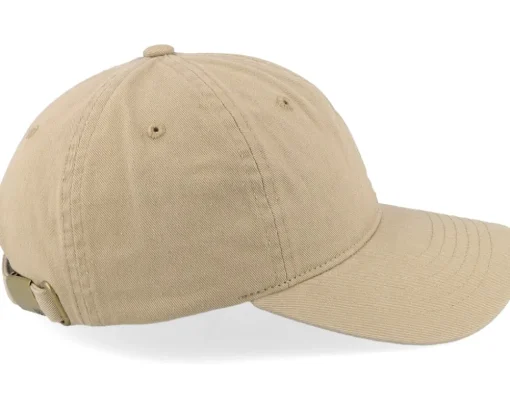 Wai Washed Cotton Khaki Mom Cap - Iconic