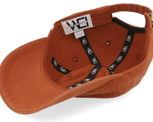 Wai Washed Cotton Rust Mom Cap - Wei