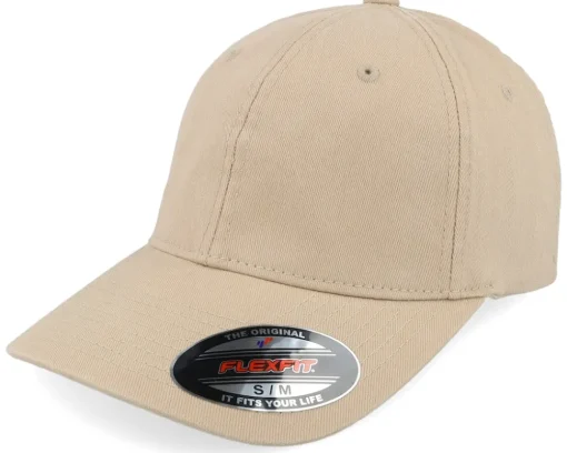 Washed Cotton Dad Cap White Flexfit - Flexfit