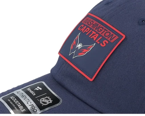Washington Capitals Authentic Pro Rink Prime A. Navy Dad Cap - Fanatics