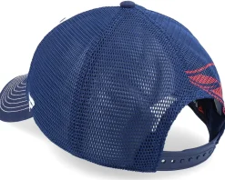 Washington Capitals Block Party Athletic White/Navy Trucker - Fanatics