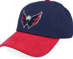 Washington Capitals Burnett Blue/Red Corduroy Dad Cap - American Needle