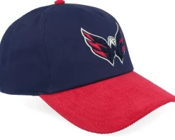Washington Capitals Burnett Blue/Red Corduroy Dad Cap - American Needle