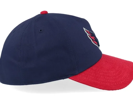 Washington Capitals Burnett Blue/Red Corduroy Dad Cap - American Needle